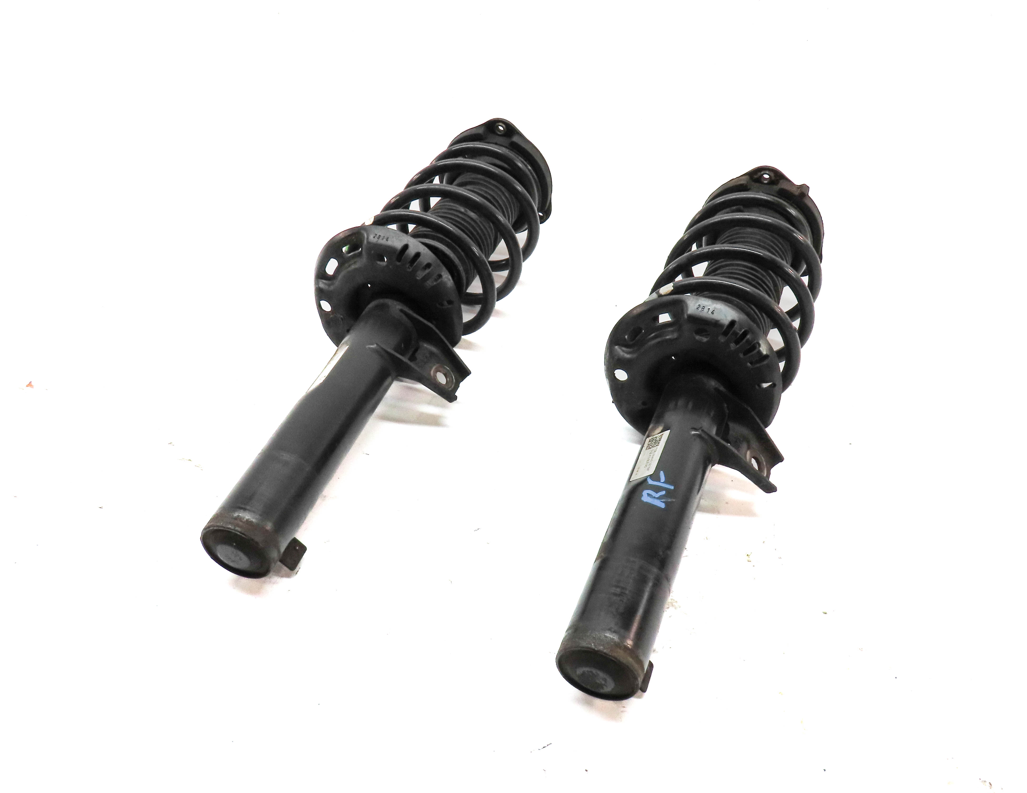 2015-2018 AUDI Q3 (8U) FRONT LEFT & RIGHT STANDARD SUSPENSION SHOCK STRUT SET 2 — exact item pictured